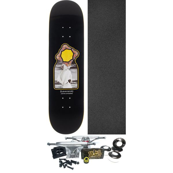 Lovesick Skateboards Strubing Starlet Skateboard Deck - 8.38" x 32" - Complete Skateboard Bundle